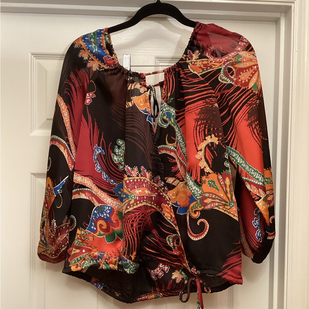 Beautiful off the shoulder resort wear blouse